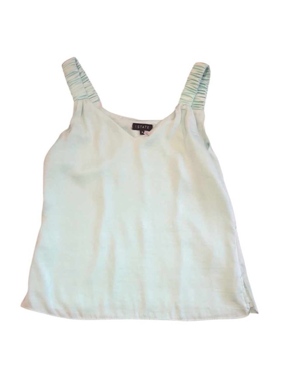 1. State mint green sleeveless top size small